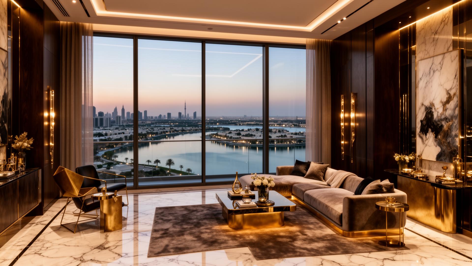 Intérieur d'une résidence Ellington à Dubaï